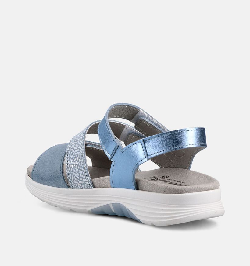 Solemade Sunny 31 Blauwe Sandalen voor Steunzolen voor dames (371611) - geschikt voor steunzolen