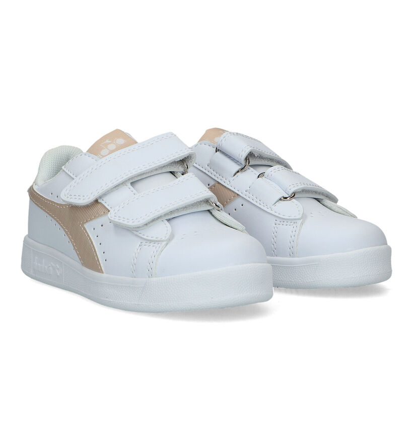 Diadora Game P PS Baskets en Blanc pour filles (320866)