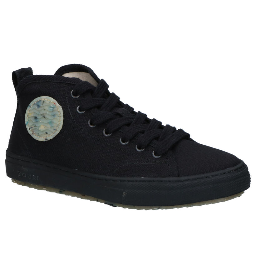 Zouri Chlorella Gele Sneakers in stof (275255)