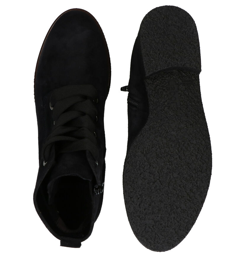 Gabor Bottines à lacets en Vert kaki en nubuck (282301)