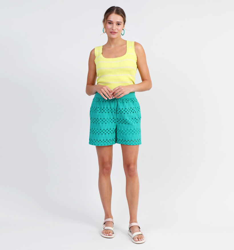 Vila Shorts en Turquoise pour femmes (330210)