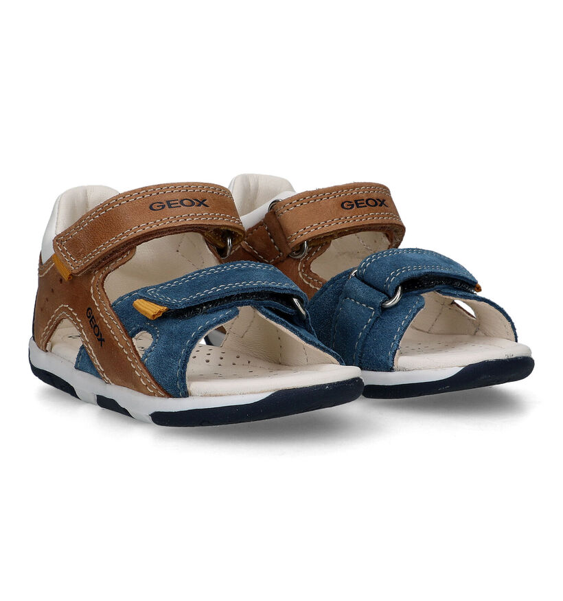 Geox Tapuz Cognac Sandalen voor jongens (320609)
