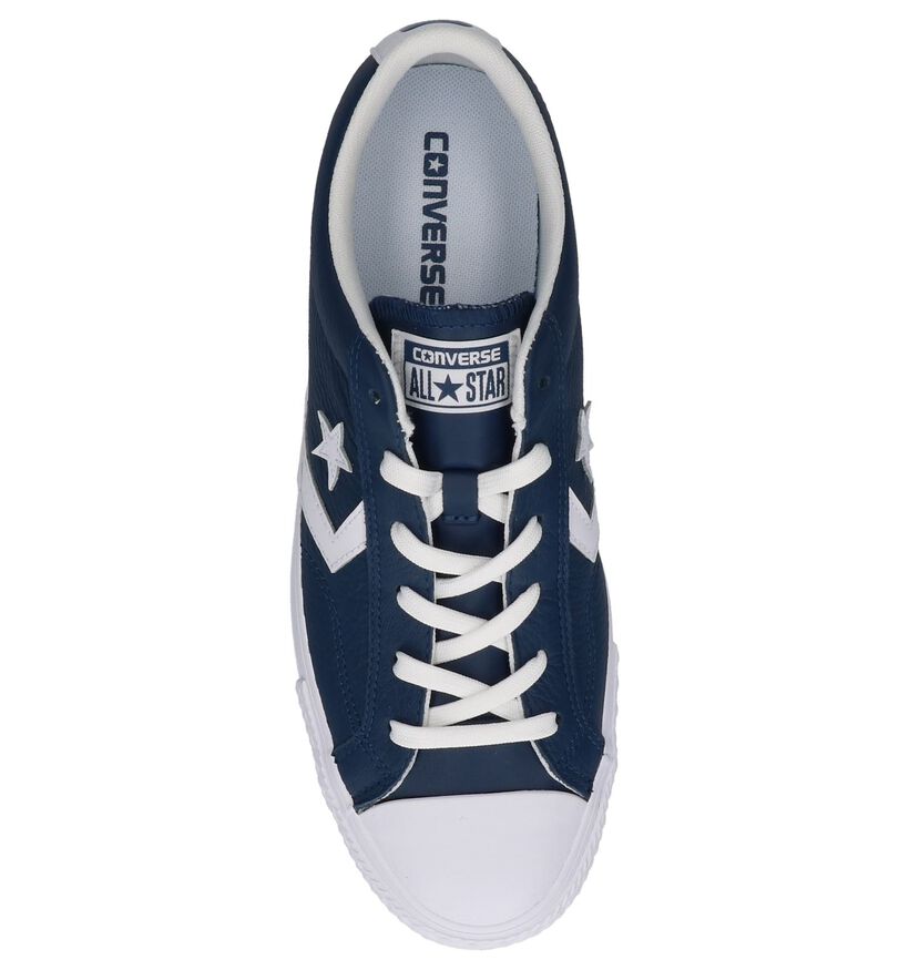 Donkerblauwe Sneakers Converse Star Player OX, , pdp