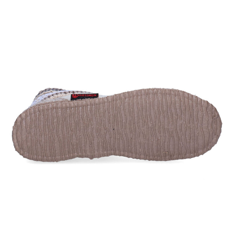 Giesswein Kiel Blauwe Hoge pantoffels voor dames (349152)