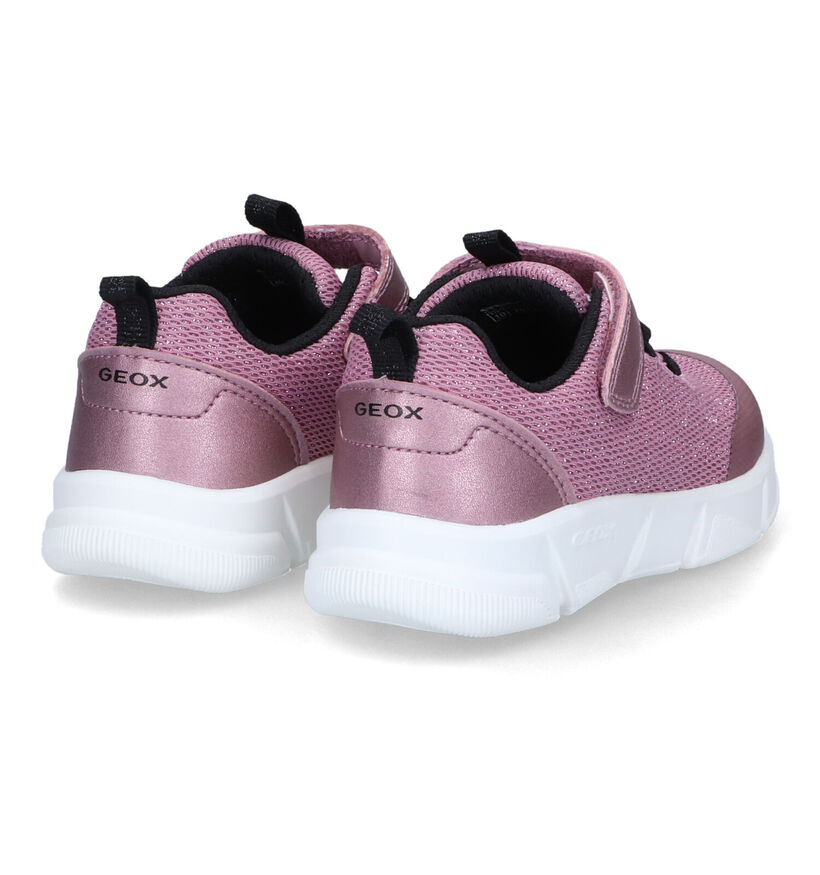 Geox Aril Baskets en Rose pour filles (312538) - pour semelles orthopédiques