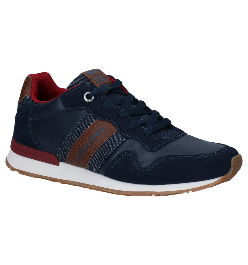 Jack & Jones Stellar Blauwe Sneakers in kunstleer (286413)