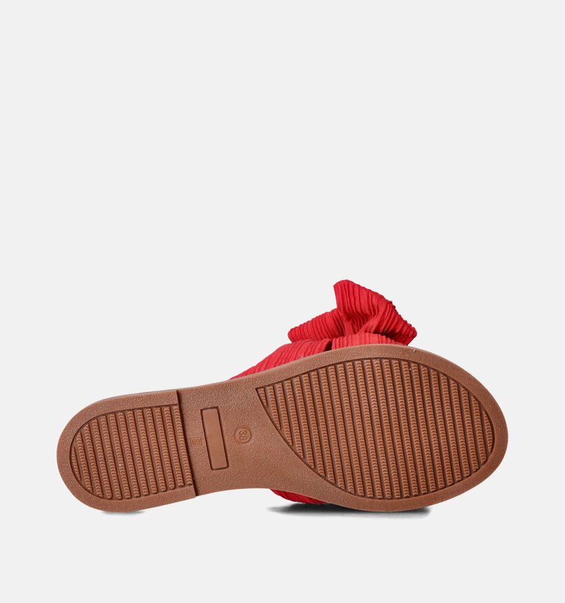 Tango Nu-pieds plates en Rouge pour femmes (362949)