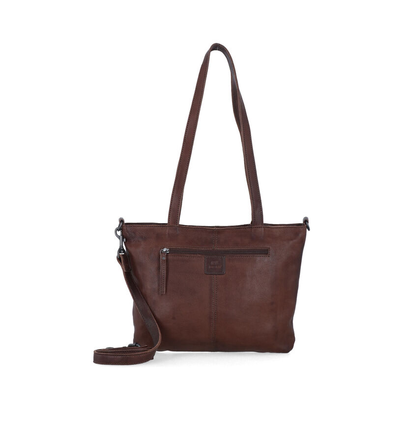 Bear Design Sac à bandoulière en Cognac pour femmes (334026)