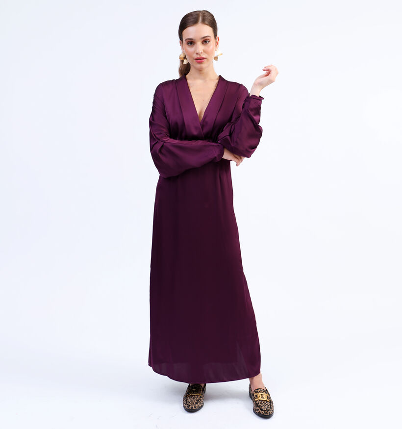 Vila Marosa Robe maxi en Bordeaux pour femmes (332538)