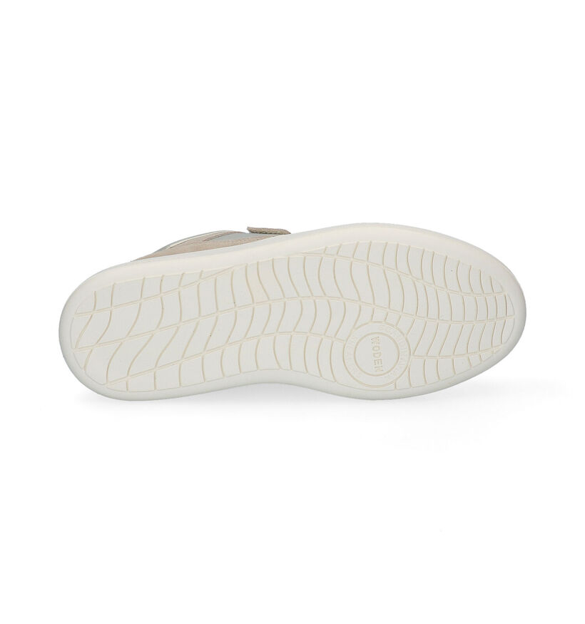 Woden Monica Baskets en Ecru pour femmes (294614) - pour semelles orthopédiques