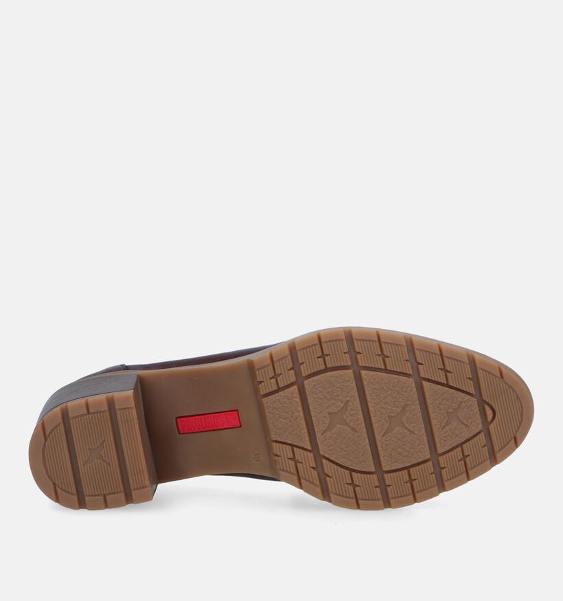 Pikolinos Llanes Cognac Mocassins met hak voor dames (329618)