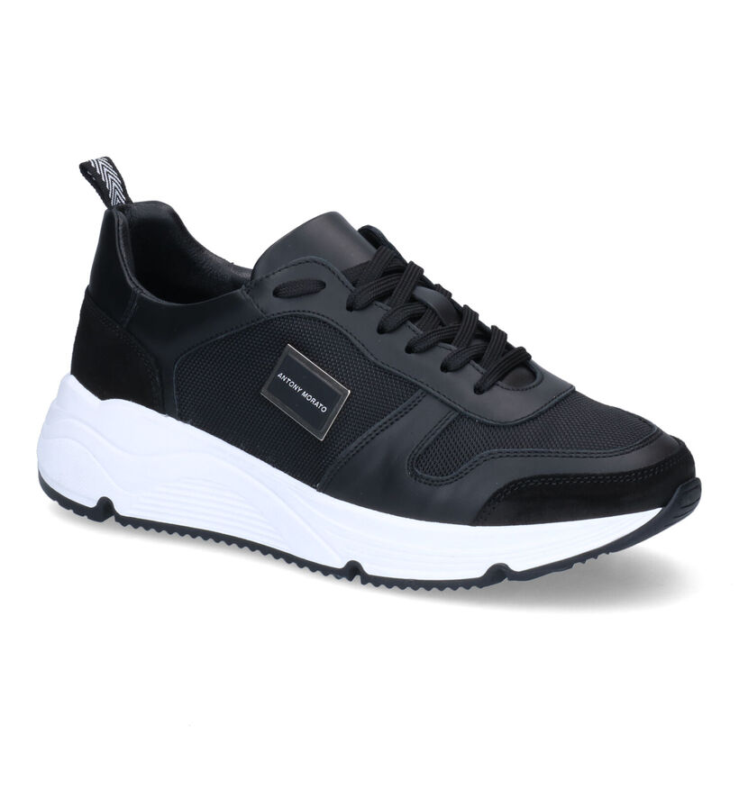 Antony Morato Zwarte Sneakers voor heren (306661) - geschikt voor steunzolen