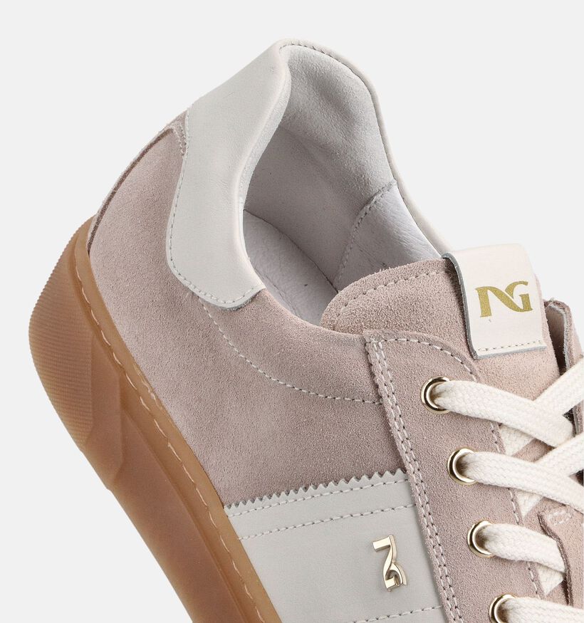 NeroGiardini Baskets en Rose pour femmes (370653) - pour semelles orthop&eacute;diques