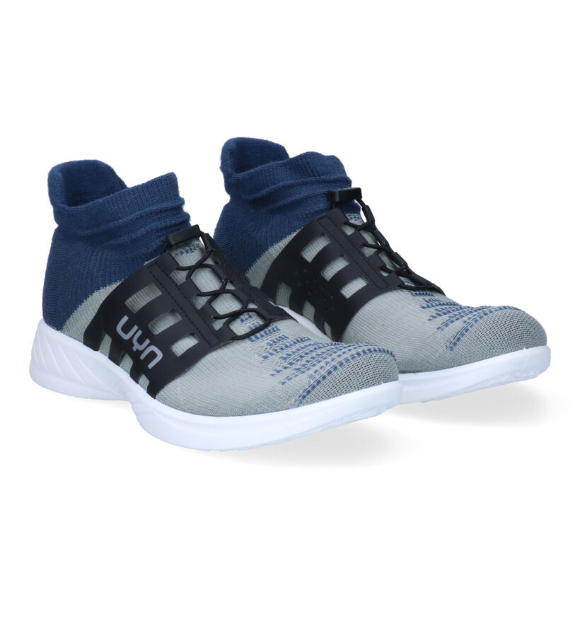 UYN X-Cross Tune Zwarte Sneakers in stof (303122)
