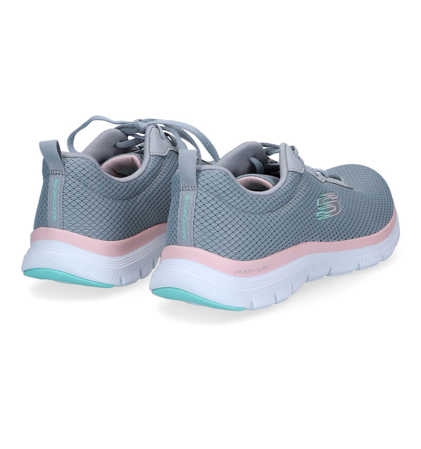 Skechers Flex Appeal 4.0 Zwarte Sneakers voor dames (310628)