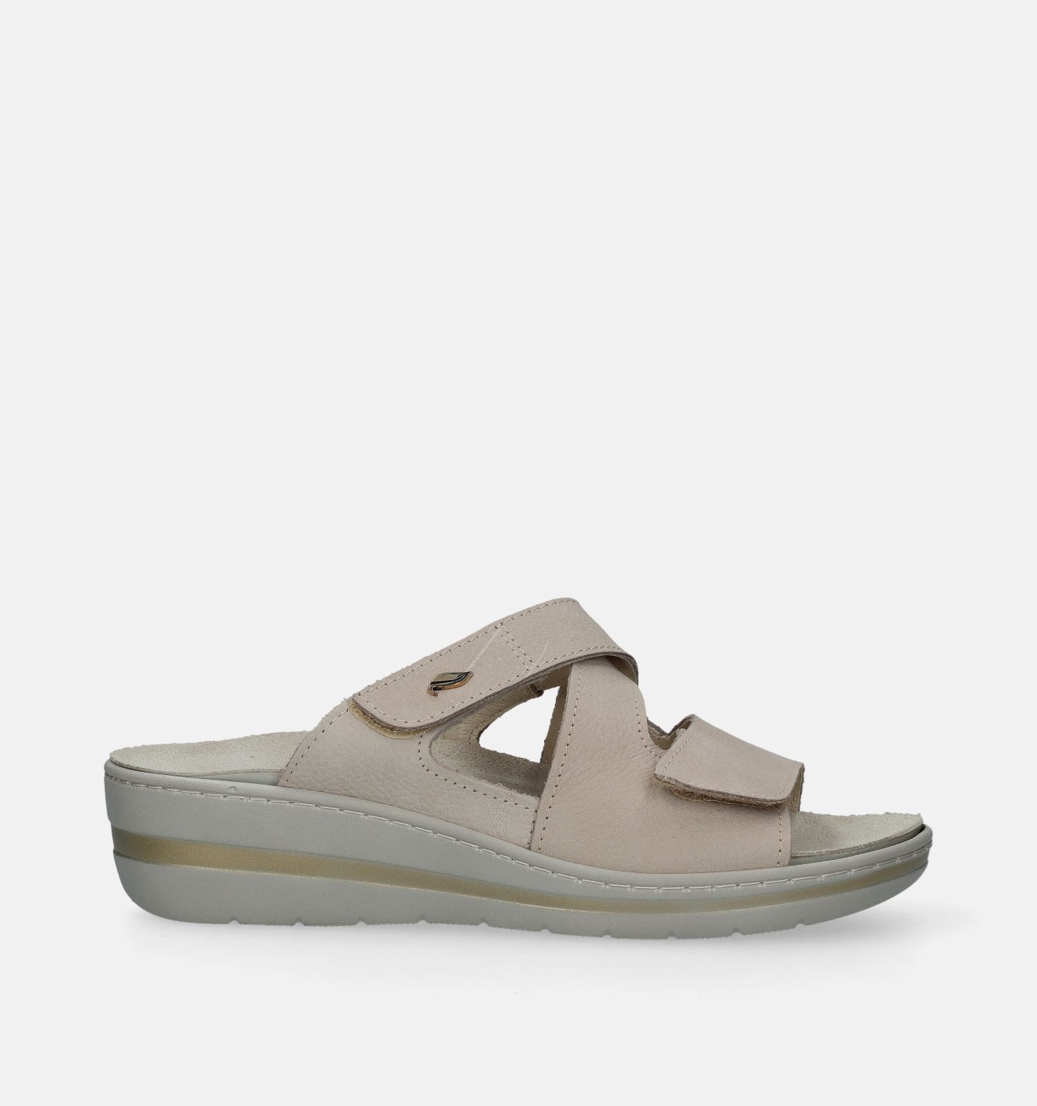 Hush Puppies Tutos Beige Slippers voor Steunzolen Dames Slippers Lage schoenen Online op TORFS.BE