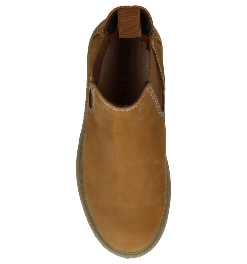 Milo & Mila Naturel Chelsea Boots in nubuck (232373)