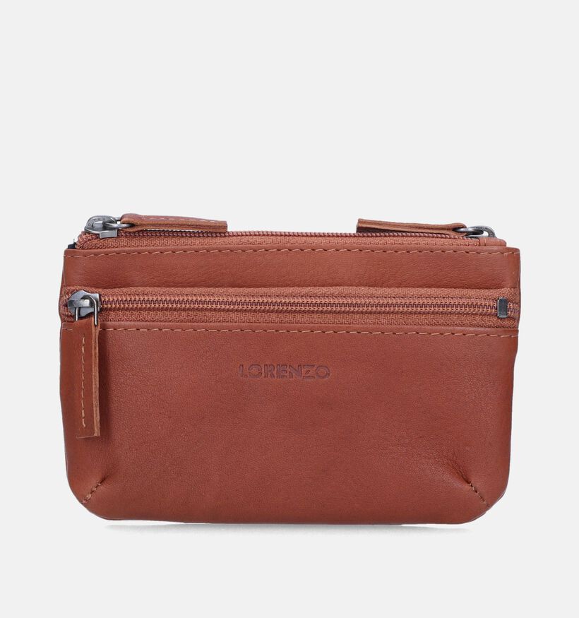 Euro-Leather Porte-monnaie en Cognac pour femmes (353567)