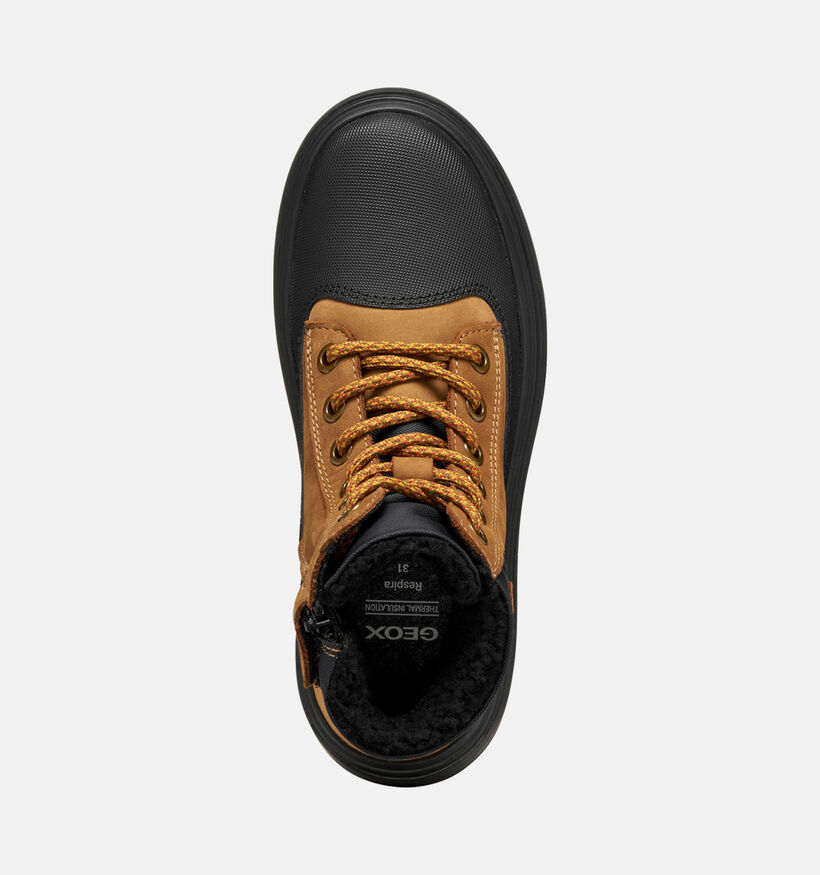 Geox Kiddartah Zwarte Hoge Schoenen Geox Kiddartah Zwarte Hoge Schoenen voor jongens (361953) - geschikt voor steunzolen