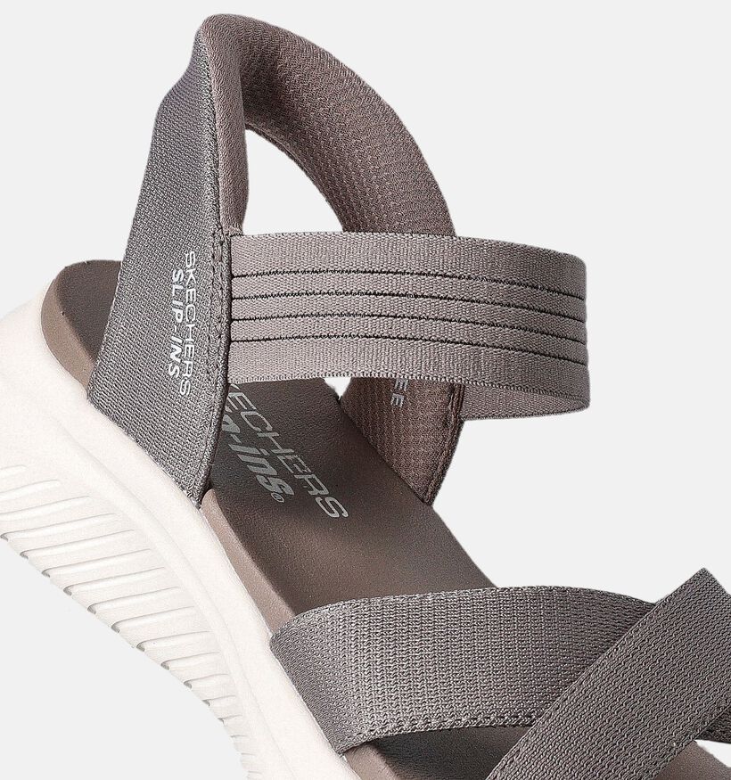 Skechers Ultra Flex 3.0 Never Better Taupe Sandalen voor dames (354723)