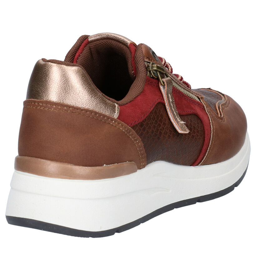 Sprox Bruine Veterschoenen in kunstleer (288449)