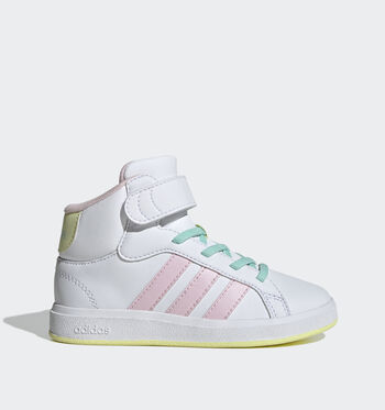 adidas Grand Court Sneakers Cloud White/Clear Pink/Ice Yellow