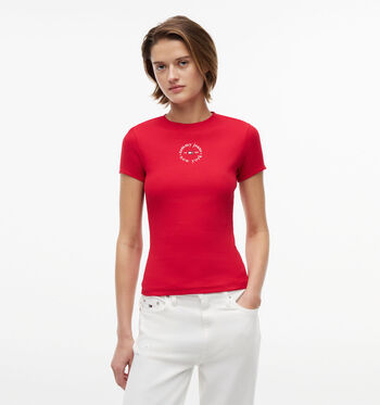 Tommy Hilfiger Tommy Jeans T-shirts Rouge