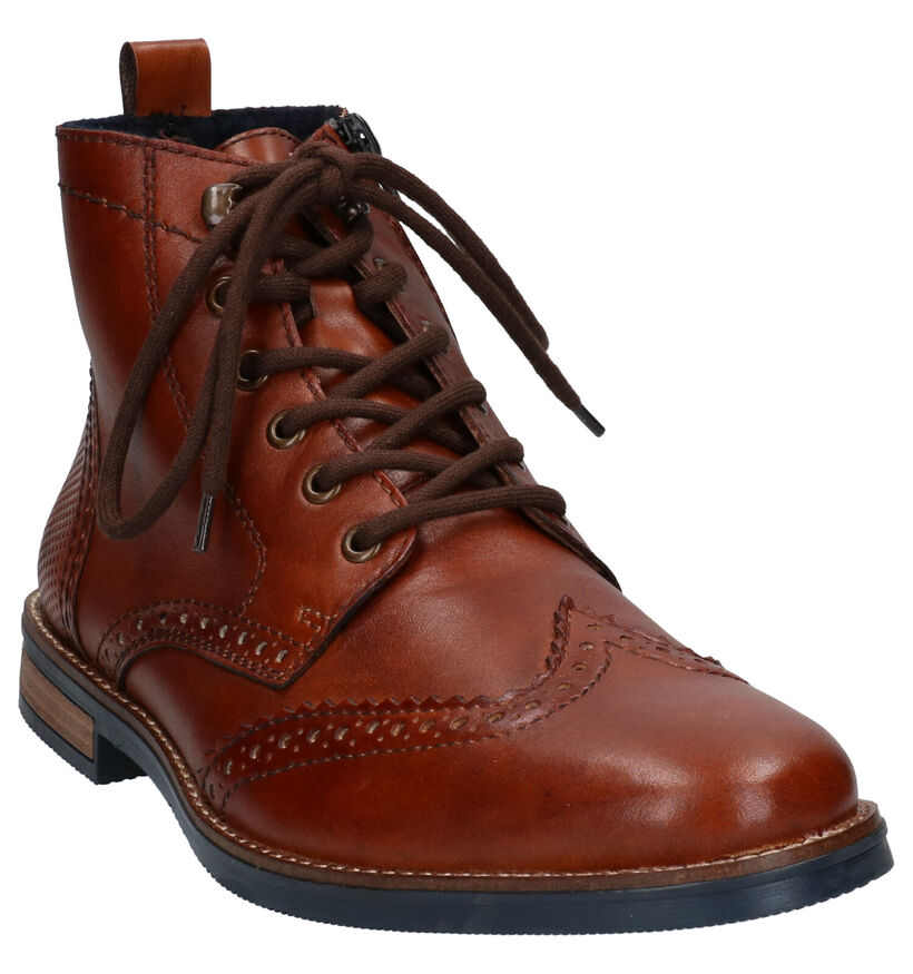 Rieker Cognac Bottines in leer (260529)