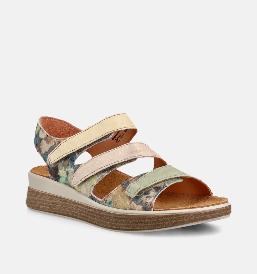 Think! Lichtgroene/Gele Sandalen voor dames (374089)