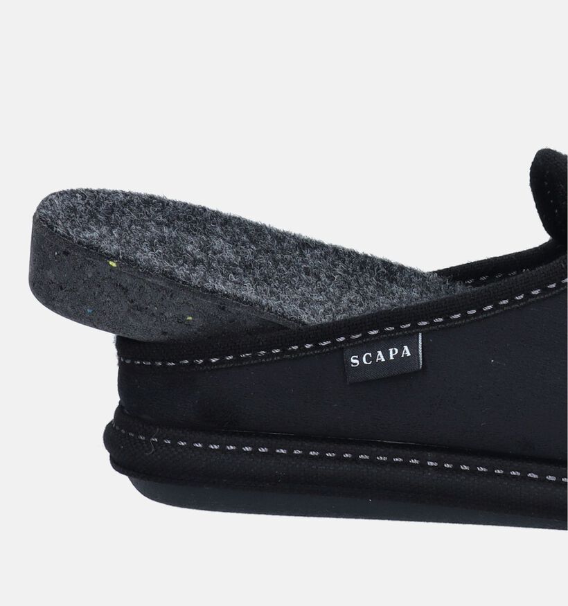Scapa Pantoufles pour semelles orthopédiques en Noir pour hommes (347767) - pour semelles orthopédiques