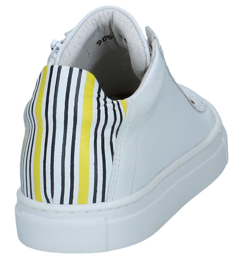 Witte Veterschoenen Hampton Bays in leer (245749)