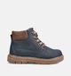 Milo & Mila Boots &agrave; lacets en Bleu/Marron pour gar&ccedil;ons (379216)
