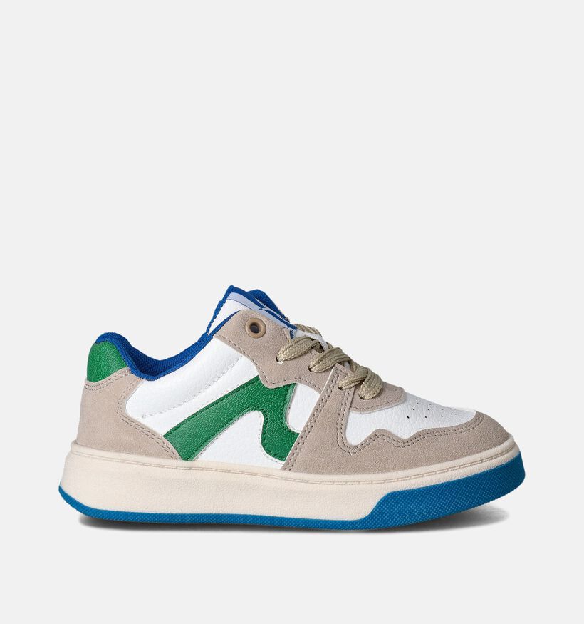 Milo & Mila Witte Veterschoenen voor jongens (354460)