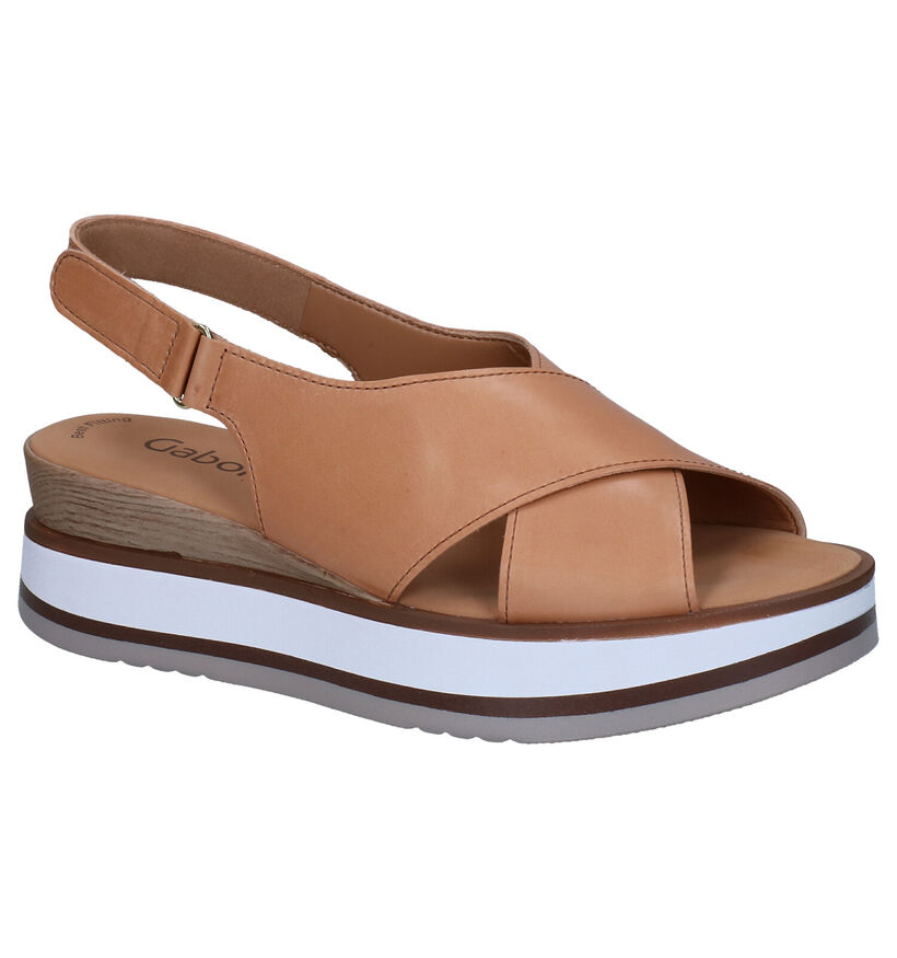 Gabor Best Fitting Ecru Sandalen voor dames (287941)