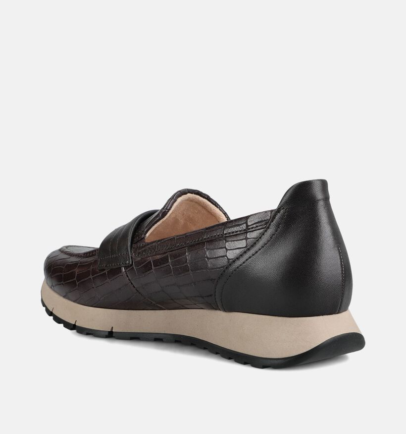 Gabor Chaussures plates en Rouge fonc&eacute; pour femmes (376963) - pour semelles orthop&eacute;diques