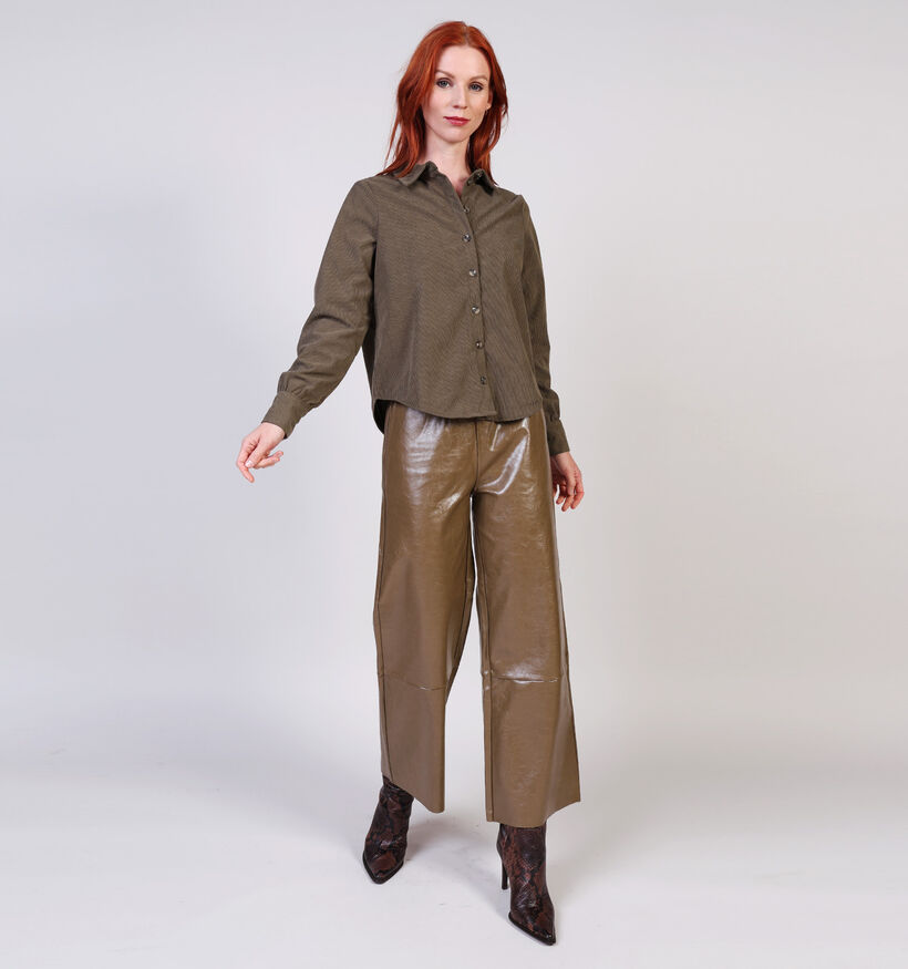 Vero Moda Melly Chemise en Vert pour femmes (364545)