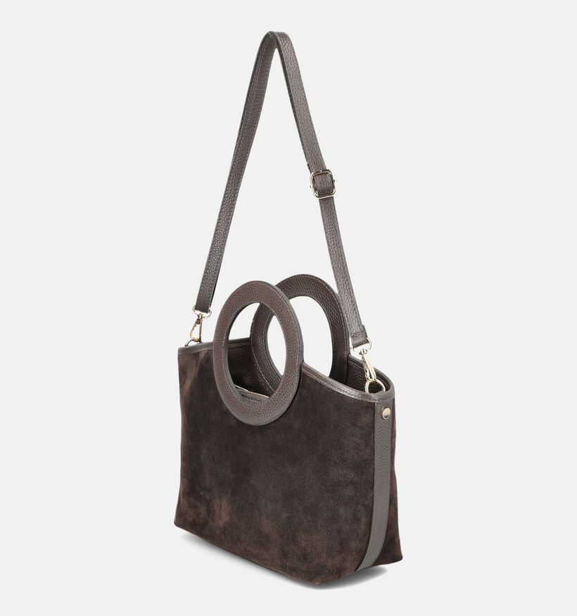 Charm London Donkerbruine Handtas voor dames (380966)