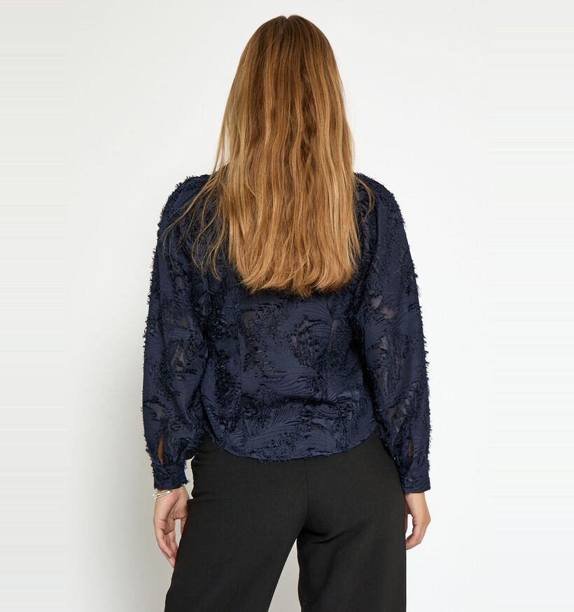 Minus Hollie Donkerblauwe Blouse voor dames (365845)