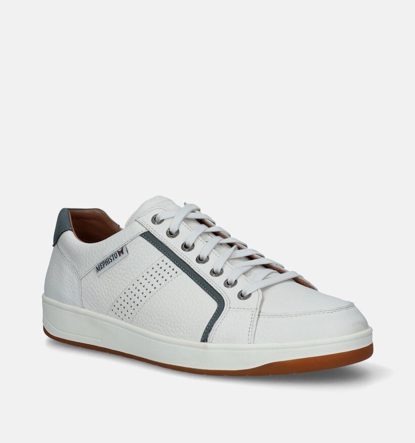 Mephisto Harrison Oregon Chaussures à lacets en Blanc pour hommes (339218) - pour semelles orthopédiques