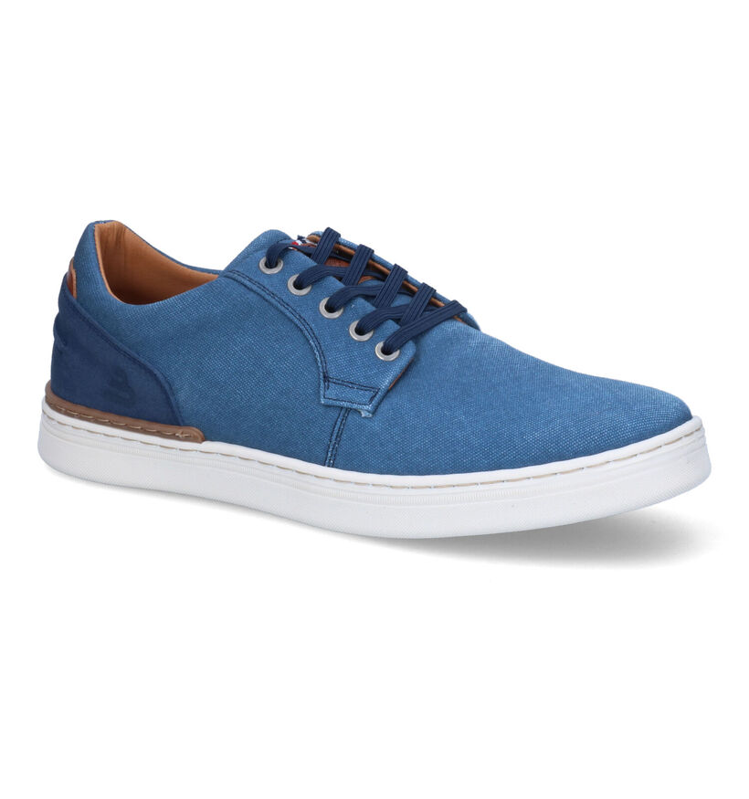 Bullboxer Chaussures à lacets en Rouge pour hommes (302204) - pour semelles orthopédiques