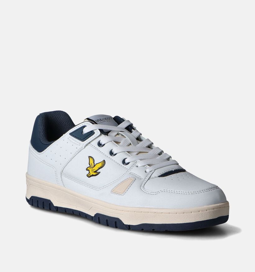 Lyle Scott Evanton III Witte Veterschoenen voor heren (354479) - geschikt voor steunzolen