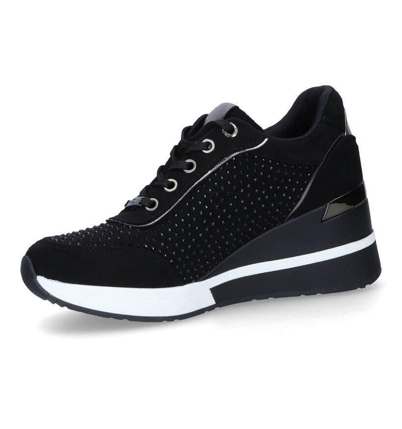 Xti Zwarte Sneakers in stof (317543)