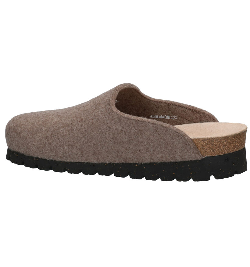 Mephisto Thea Taupe Pantoffels in stof (298115)