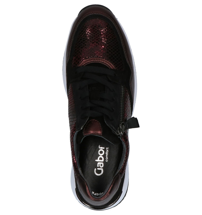Gabor Comfort Chaussures basses en Rose en cuir (260089)