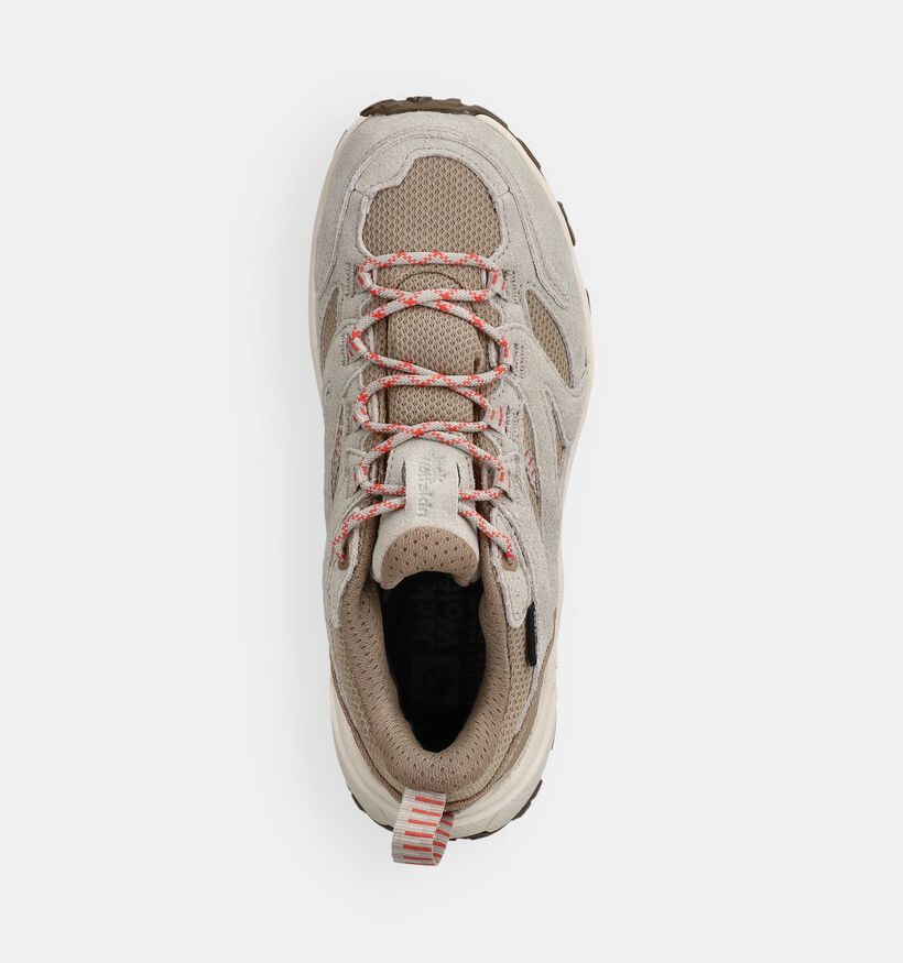 Jack Wolfskin Vojo Tour Texapore Low Chaussures outdoor en Beige pour femmes (371963) - pour semelles orthop&eacute;diques