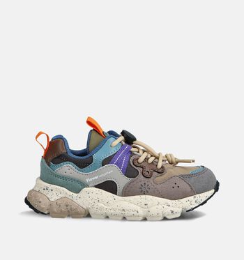 Naturino Sneakers Bruin/Blauw/Groen/Grijs