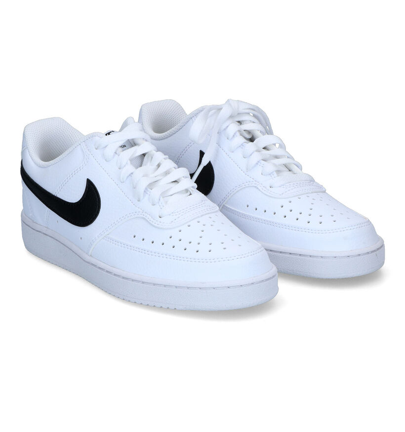 Nike Court Vision Baskets en Blanc pour femmes (316838)