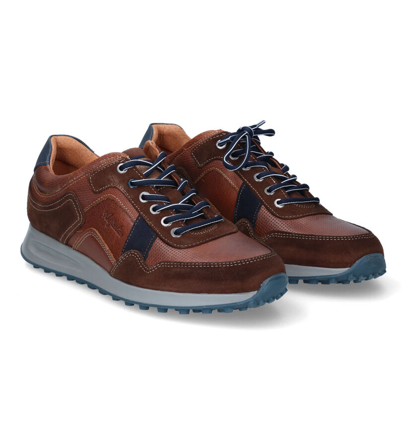 Australian Rebound Chaussures à lacets en Bleu pour hommes (306714) - pour semelles orthopédiques