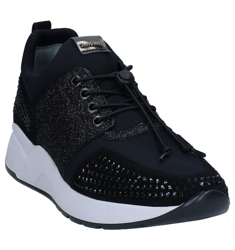 NeroGiardini Zwarte Slip-on Sneakers in kunstleer (278972)