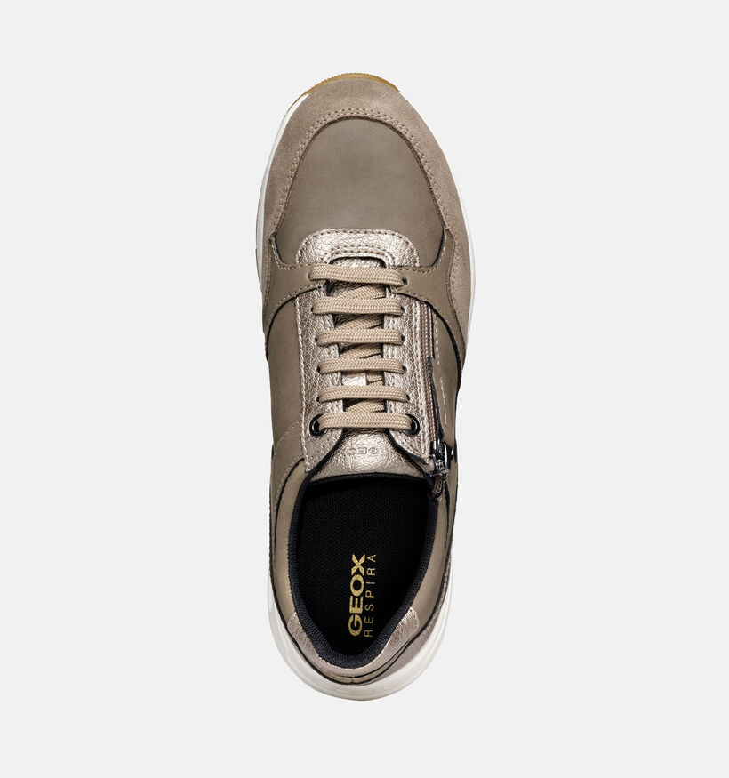 Geox Bulmya Taupe Sneakers voor dames (344230)